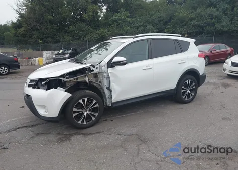 2015 Toyota Rav4 Limited z USA, uszkodzony, nr VIN 2T3DFREV9FW342995